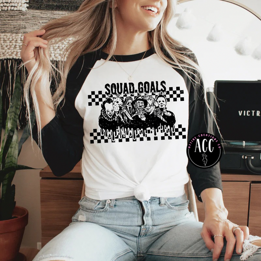 Squad Goals Horror Shirt- Jason, Michael Myers & Friends Tee