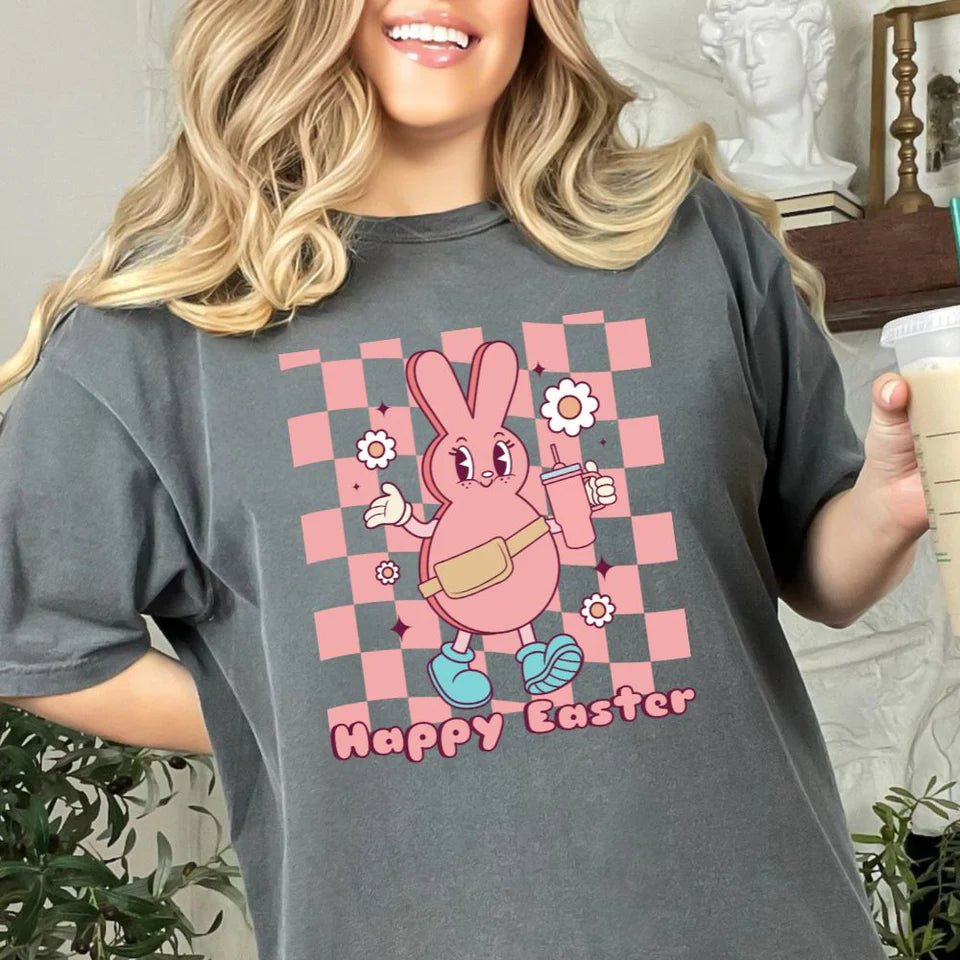 Checkered Bunny with Flowers! - Attire - Creations Co