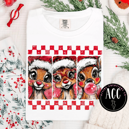 Rudolph Checkered Christmas - Attire - Creations Co
