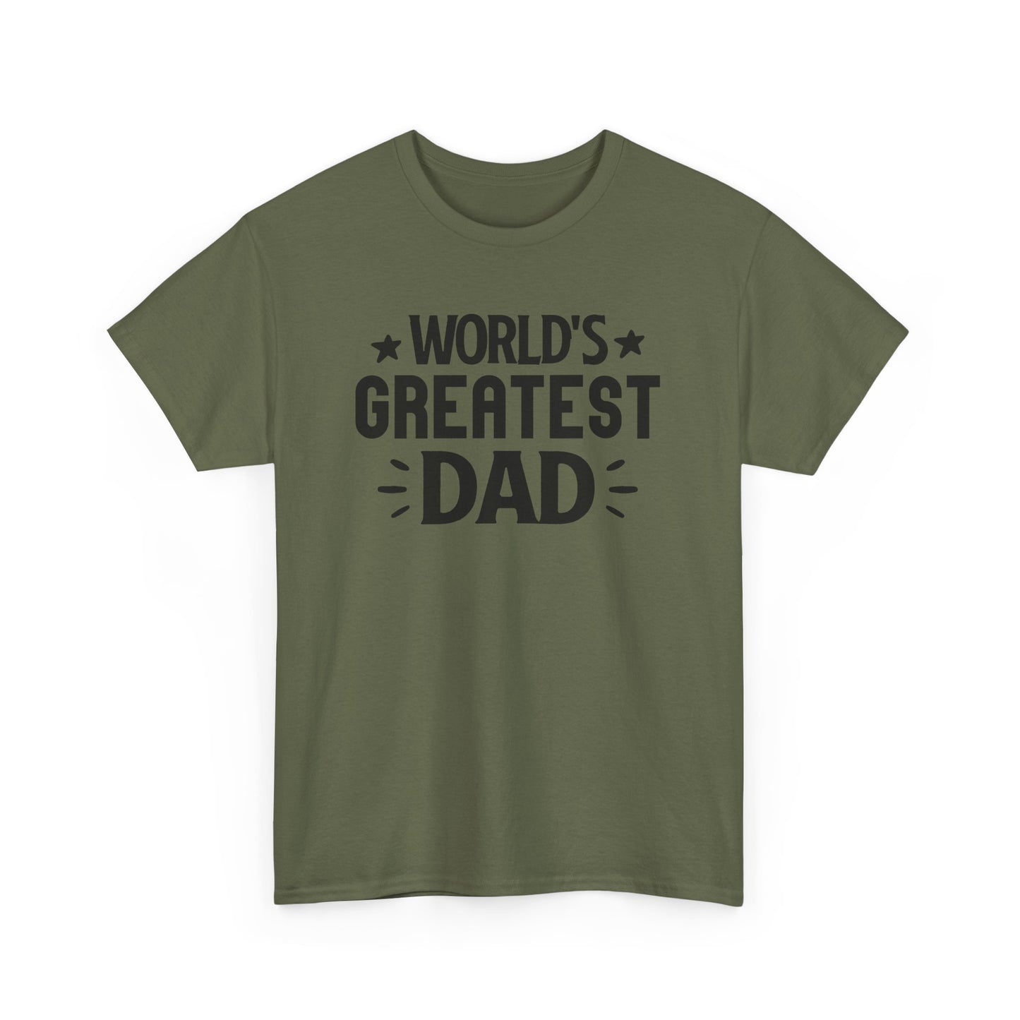 World's Greatest Dad Unisex Heavy Cotton Tee | Perfect Gift for Father's Day, Birthday, or Just Because, Dad T-Shirt, Casual Wear, [...]
