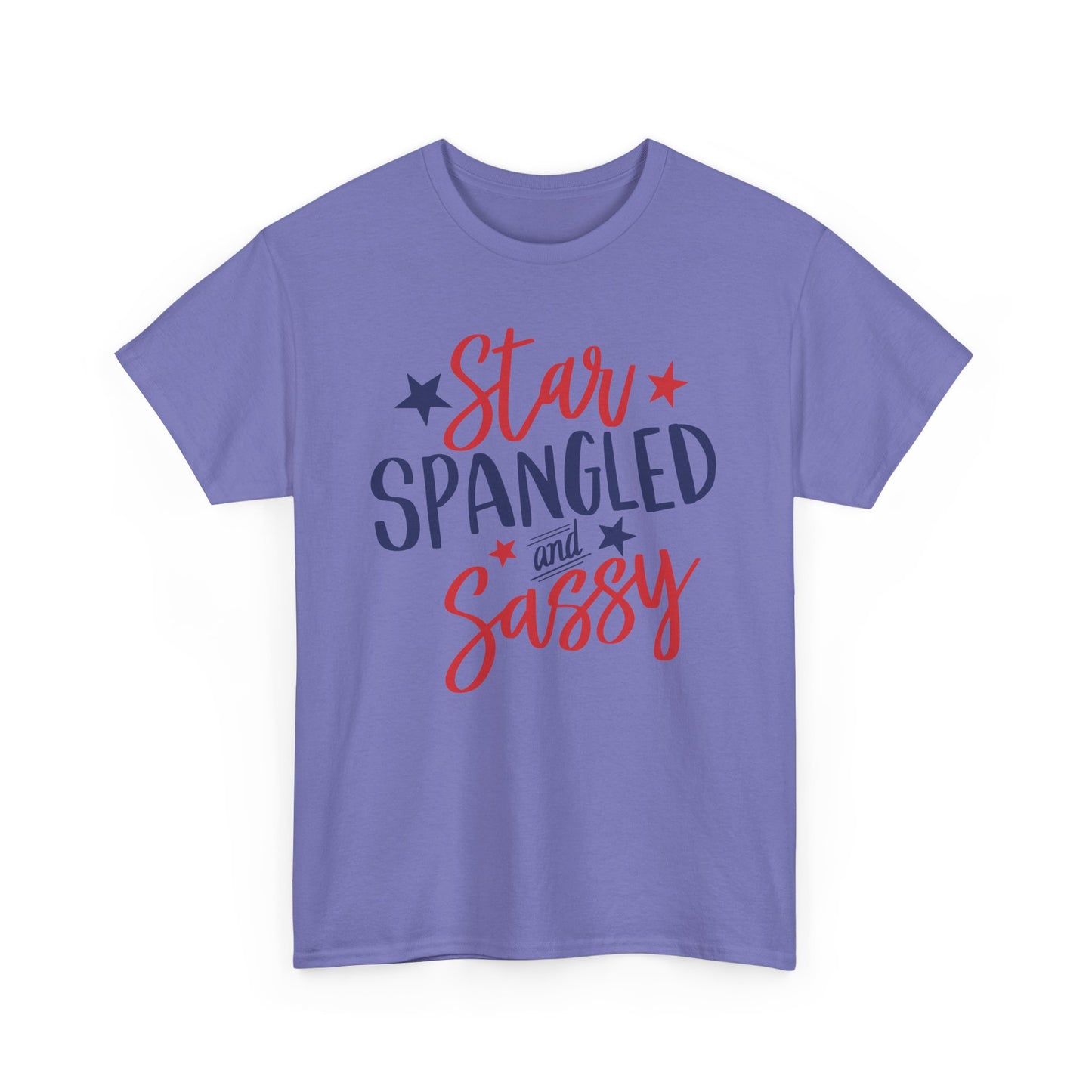 Patriotic Unisex Tee - Star Spangled and Sassy, 4th of July Outfit, Summer BBQ Shirt, Independence Day Gift, Casual T-Shirt