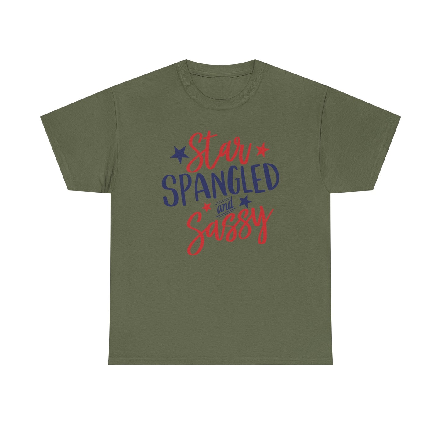 Patriotic Unisex Tee - Star Spangled and Sassy, 4th of July Outfit, Summer BBQ Shirt, Independence Day Gift, Casual T-Shirt