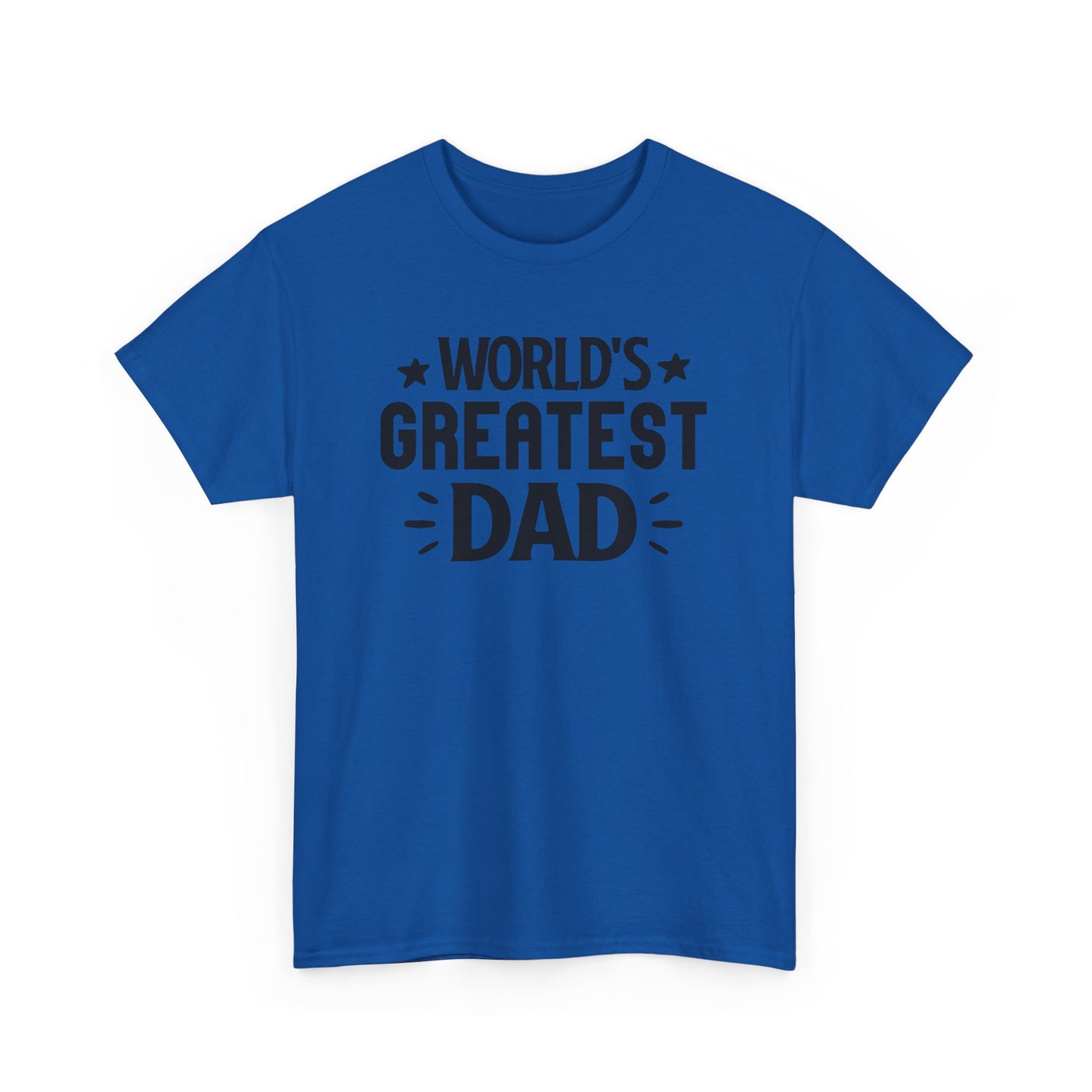 World's Greatest Dad Unisex Heavy Cotton Tee | Perfect Gift for Father's Day, Birthday, or Just Because, Dad T-Shirt, Casual Wear, [...]