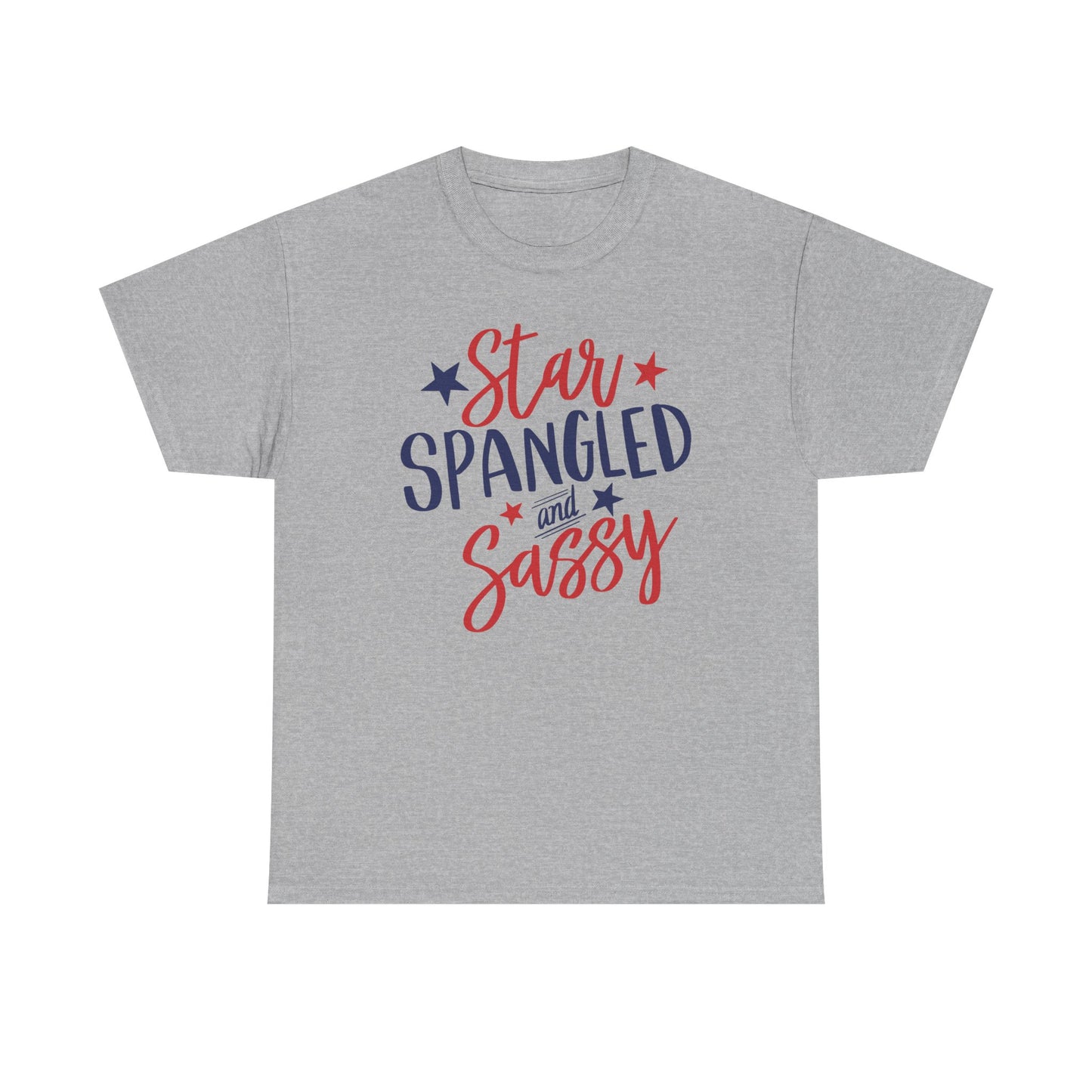Patriotic Unisex Tee - Star Spangled and Sassy, 4th of July Outfit, Summer BBQ Shirt, Independence Day Gift, Casual T-Shirt