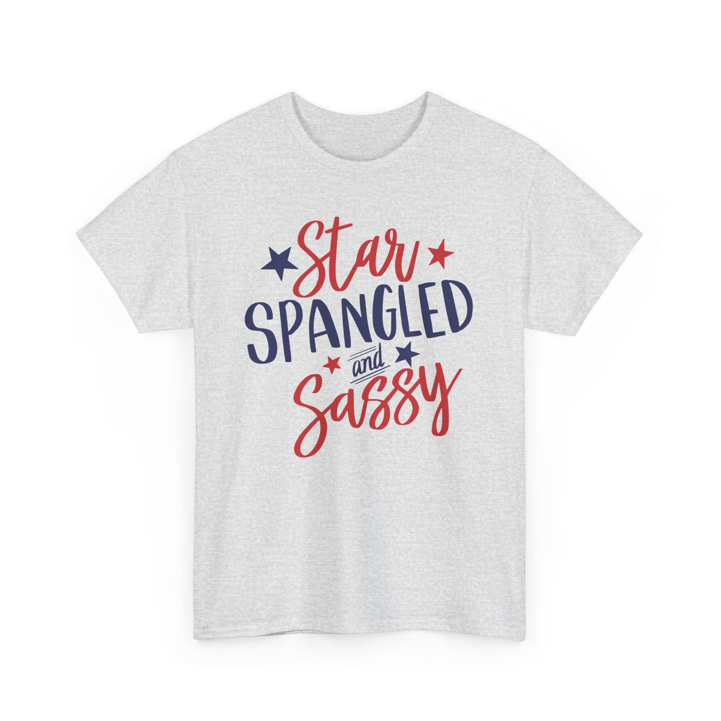Patriotic Unisex Tee - Star Spangled and Sassy, 4th of July Outfit, Summer BBQ Shirt, Independence Day Gift, Casual T-Shirt