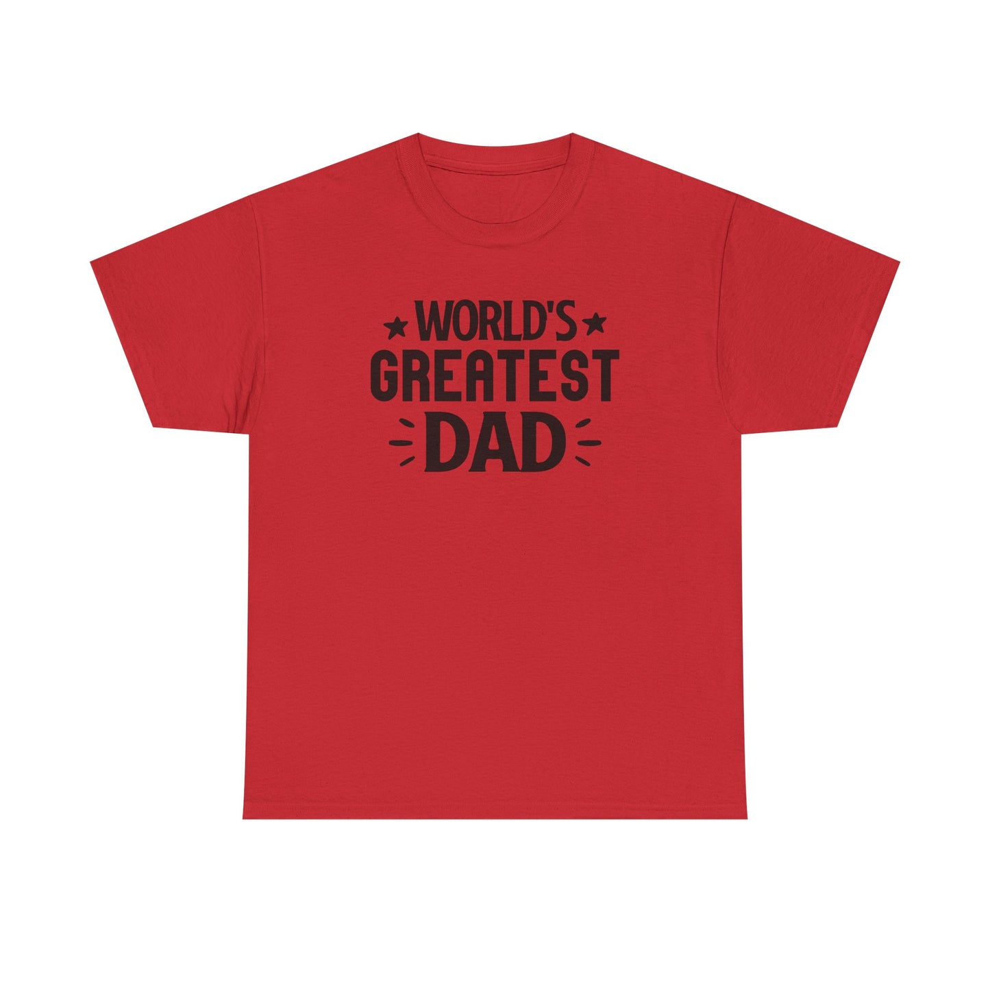 World's Greatest Dad Unisex Heavy Cotton Tee | Perfect Gift for Father's Day, Birthday, or Just Because, Dad T-Shirt, Casual Wear, [...]