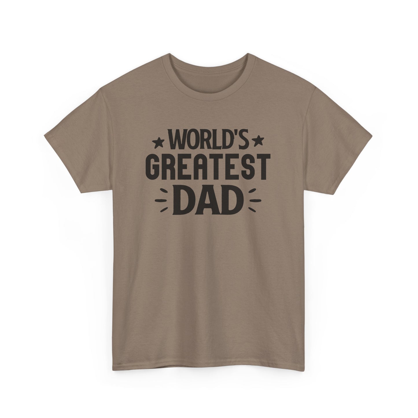 World's Greatest Dad Unisex Heavy Cotton Tee | Perfect Gift for Father's Day, Birthday, or Just Because, Dad T-Shirt, Casual Wear, [...]