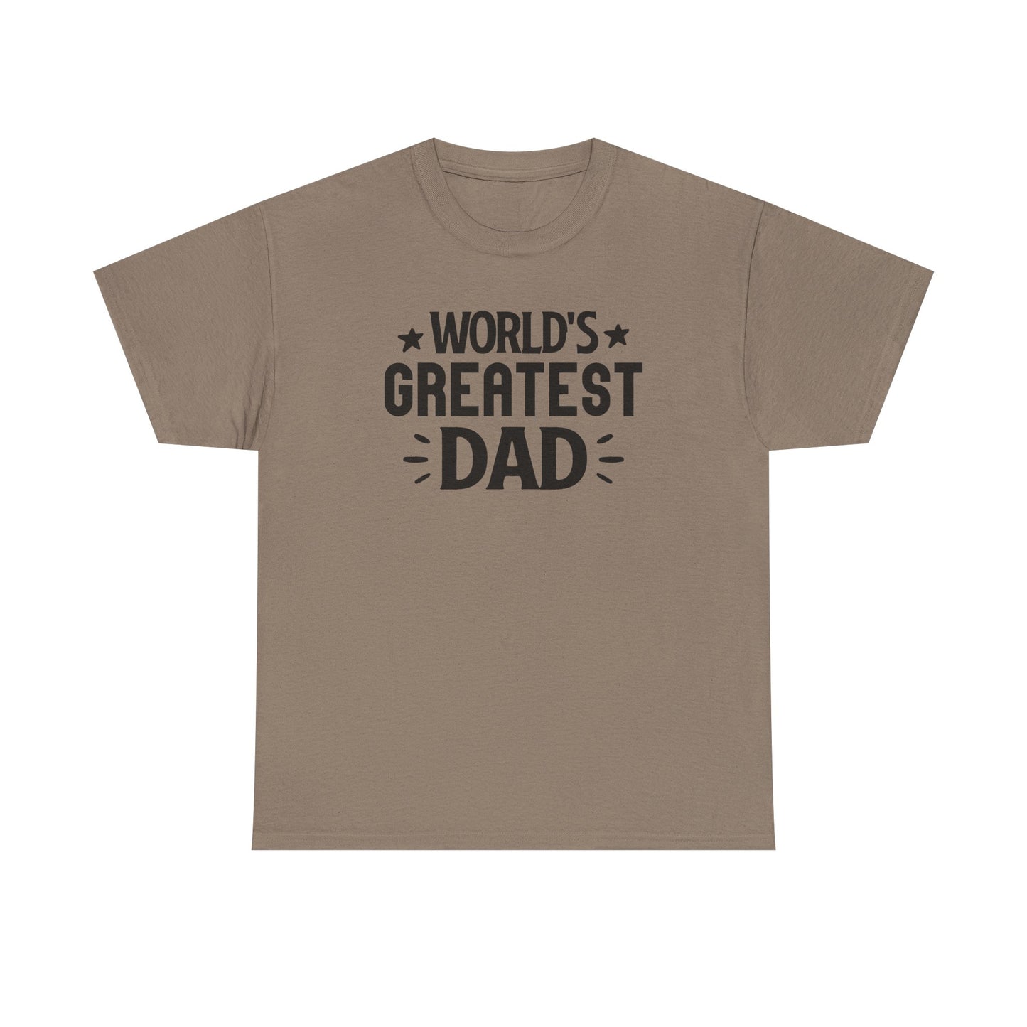 World's Greatest Dad Unisex Heavy Cotton Tee | Perfect Gift for Father's Day, Birthday, or Just Because, Dad T-Shirt, Casual Wear, [...]