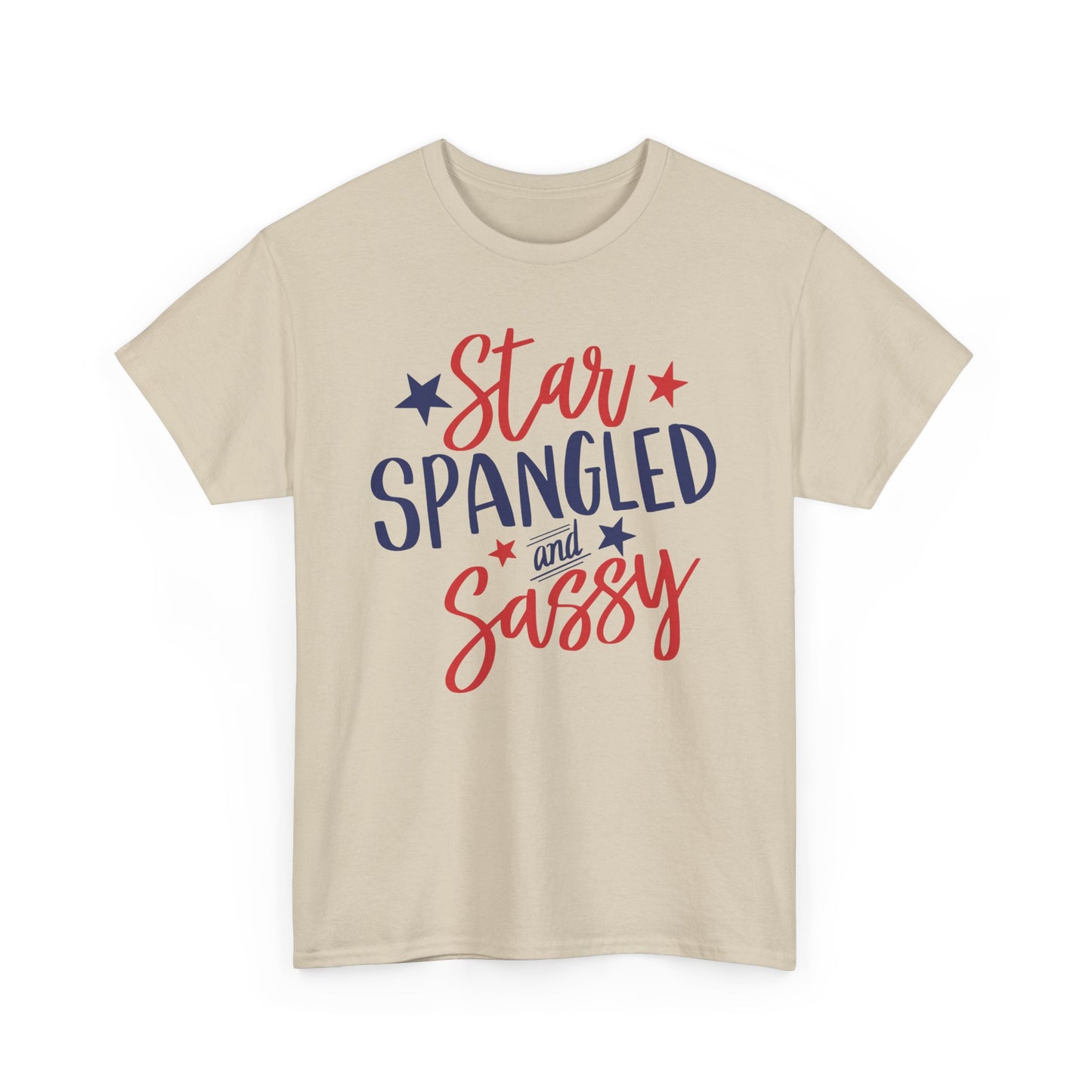 Patriotic Unisex Tee - Star Spangled and Sassy, 4th of July Outfit, Summer BBQ Shirt, Independence Day Gift, Casual T-Shirt