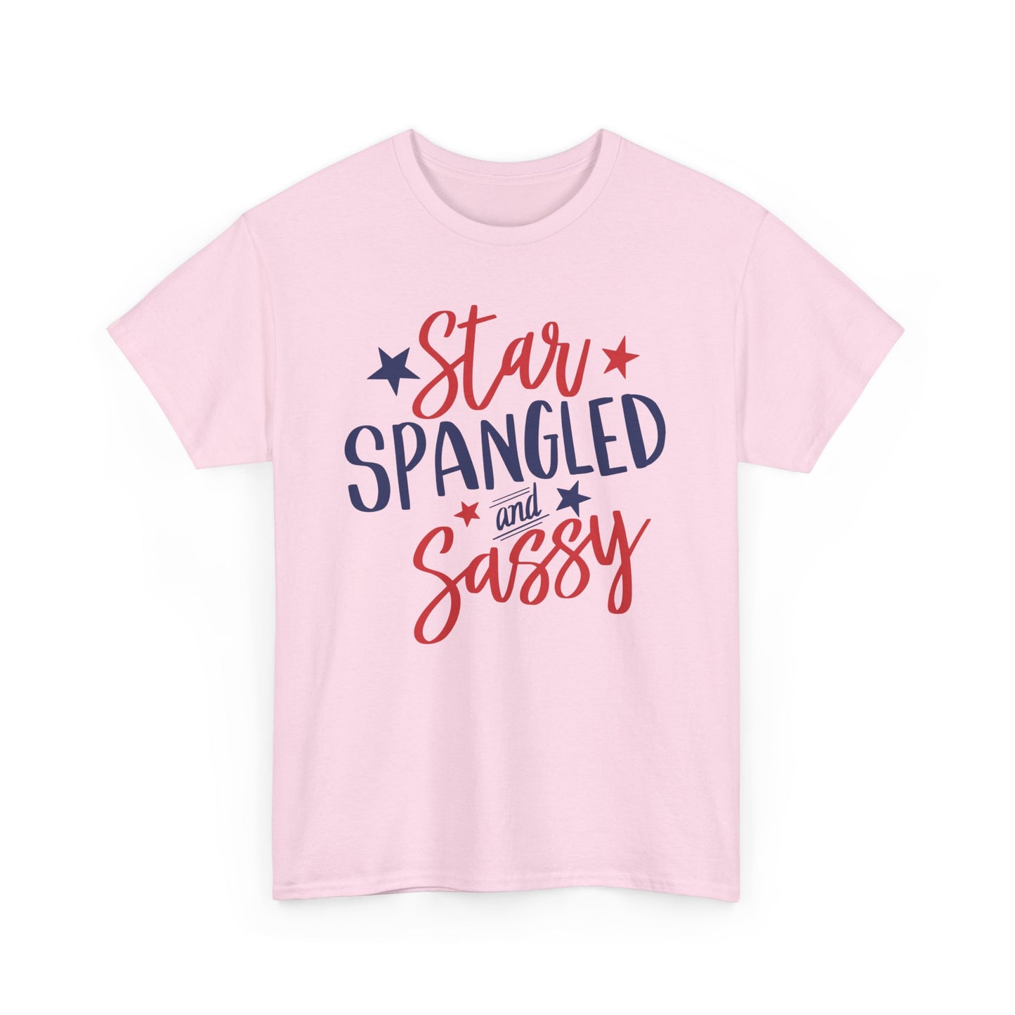 Patriotic Unisex Tee - Star Spangled and Sassy, 4th of July Outfit, Summer BBQ Shirt, Independence Day Gift, Casual T-Shirt