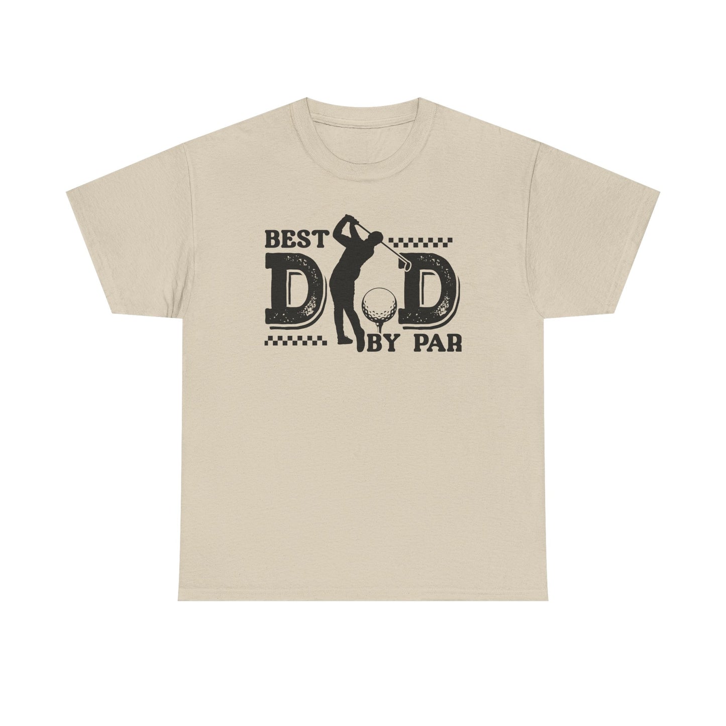 Best Dad By Par Golf T-Shirt, Gift for Dad, Father's Day Tee, Funny Dad Shirt, Unisex Cotton Tee