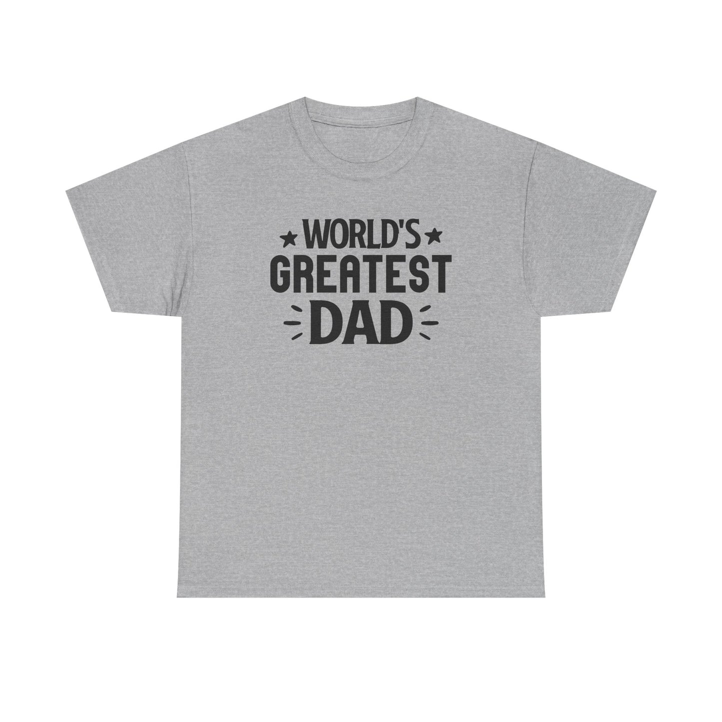 World's Greatest Dad Unisex Heavy Cotton Tee | Perfect Gift for Father's Day, Birthday, or Just Because, Dad T-Shirt, Casual Wear, [...]