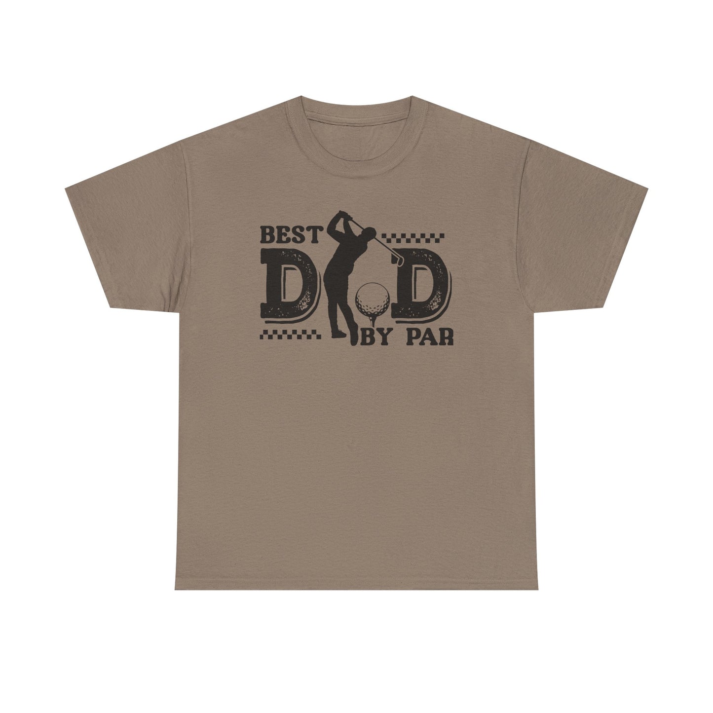 Best Dad By Par Golf T-Shirt, Gift for Dad, Father's Day Tee, Funny Dad Shirt, Unisex Cotton Tee