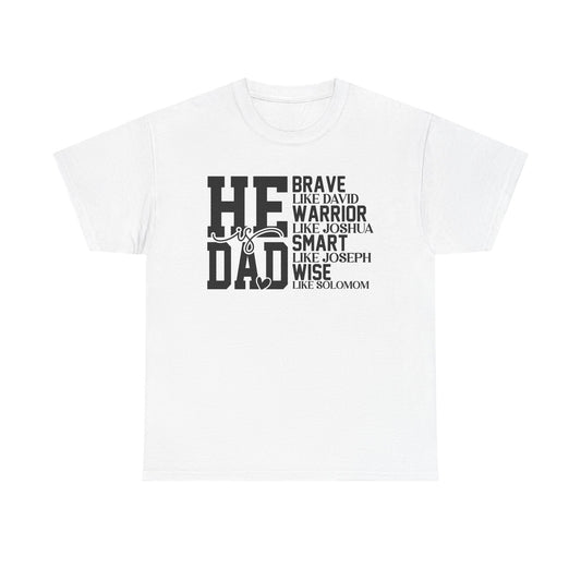 Hero Dad Unisex Cotton Tee, Father's Day Gift, Family Celebration Shirt, Dad's Birthday, Inspirational Dad Tee