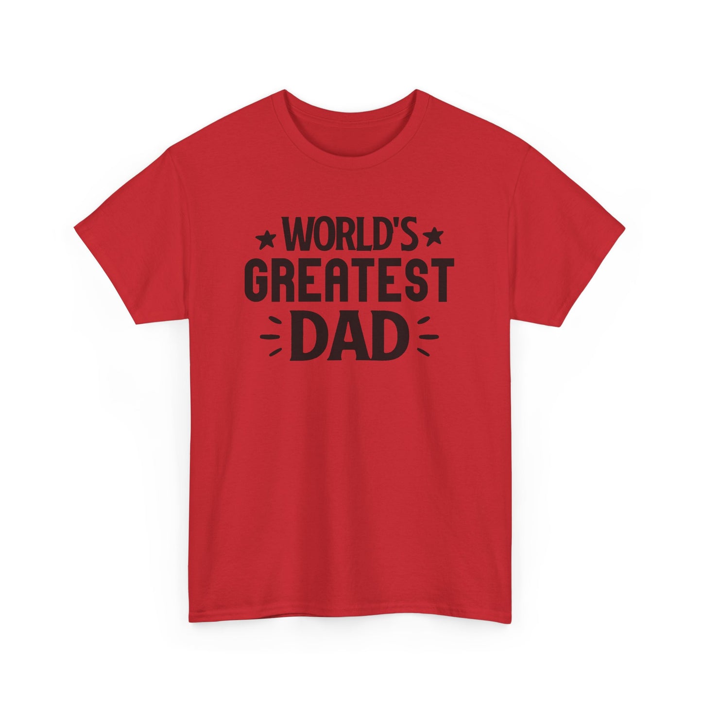 World's Greatest Dad Unisex Heavy Cotton Tee | Perfect Gift for Father's Day, Birthday, or Just Because, Dad T-Shirt, Casual Wear, [...]