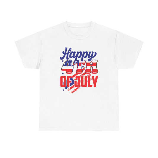 Patriotic 4th of July Tee, Independence Day Shirt, Casual Summer Top, Unisex Cotton T-Shirt, Festive Celebration Apparel