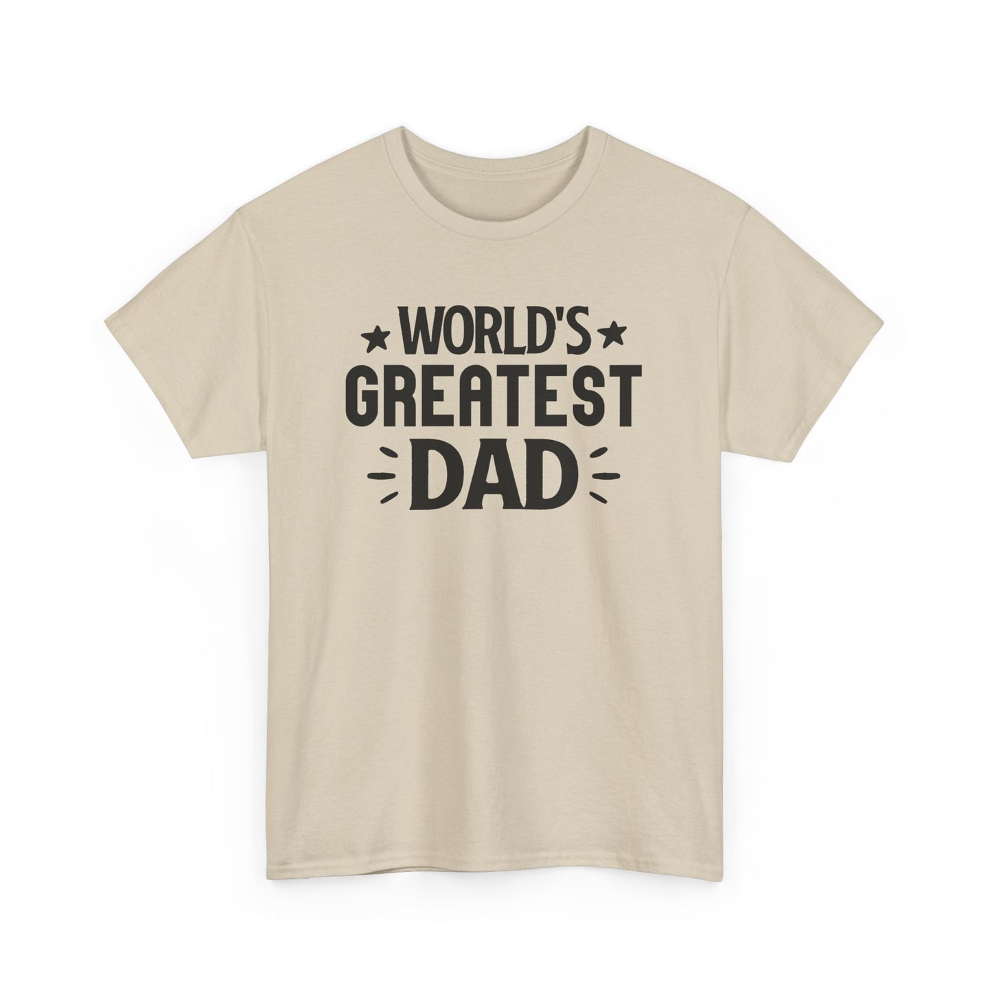 World's Greatest Dad Unisex Heavy Cotton Tee | Perfect Gift for Father's Day, Birthday, or Just Because, Dad T-Shirt, Casual Wear, [...]