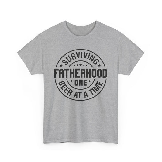 Surviving Father’s Day ‘One Beer at a time’- Funny Father's Day Tee