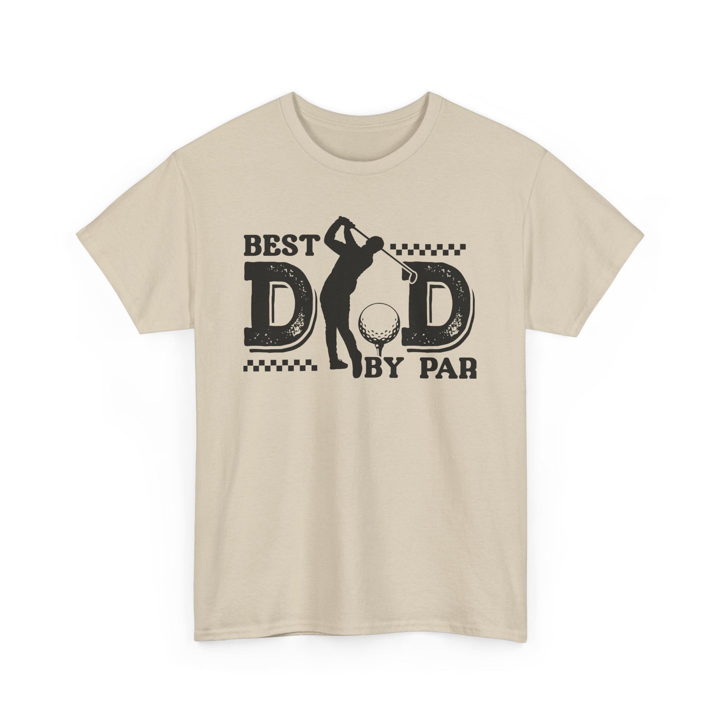Best Dad By Par Golf T-Shirt, Gift for Dad, Father's Day Tee, Funny Dad Shirt, Unisex Cotton Tee