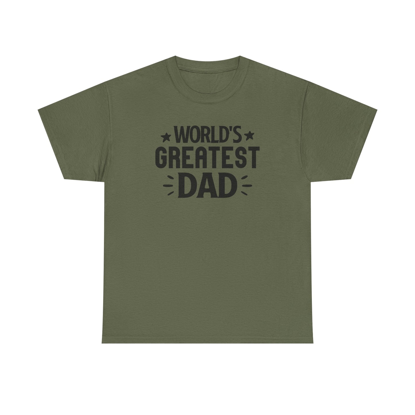World's Greatest Dad Unisex Heavy Cotton Tee | Perfect Gift for Father's Day, Birthday, or Just Because, Dad T-Shirt, Casual Wear, [...]