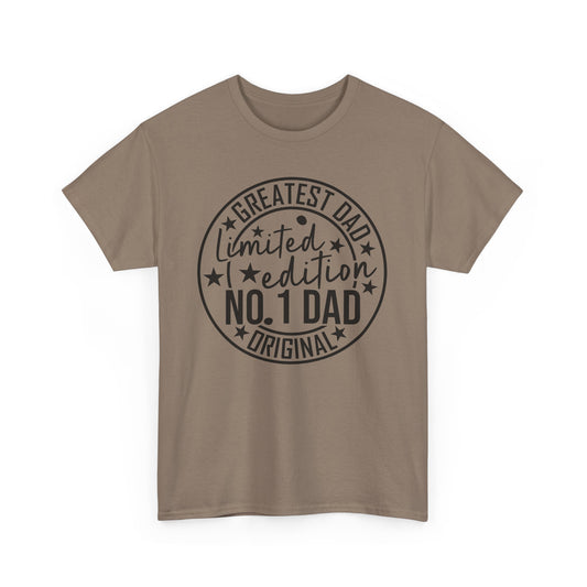 Greatest Dad Unisex Heavy Cotton Tee, Father's Day Gift, Dad T-Shirt, Limited Edition Shirt, Casual Wear, Family Celebration