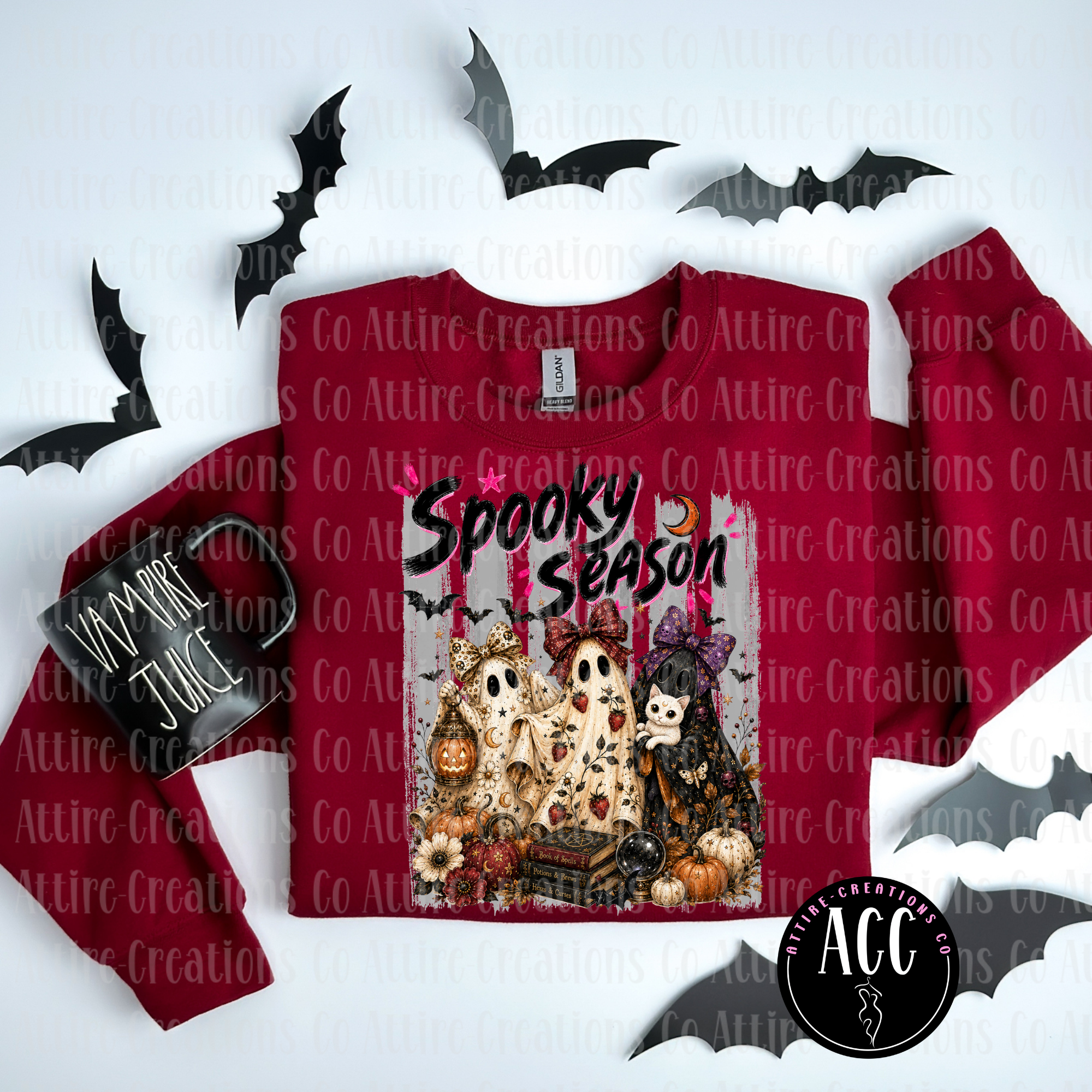 Spooky Season Ghost Graphic T-Shirt
