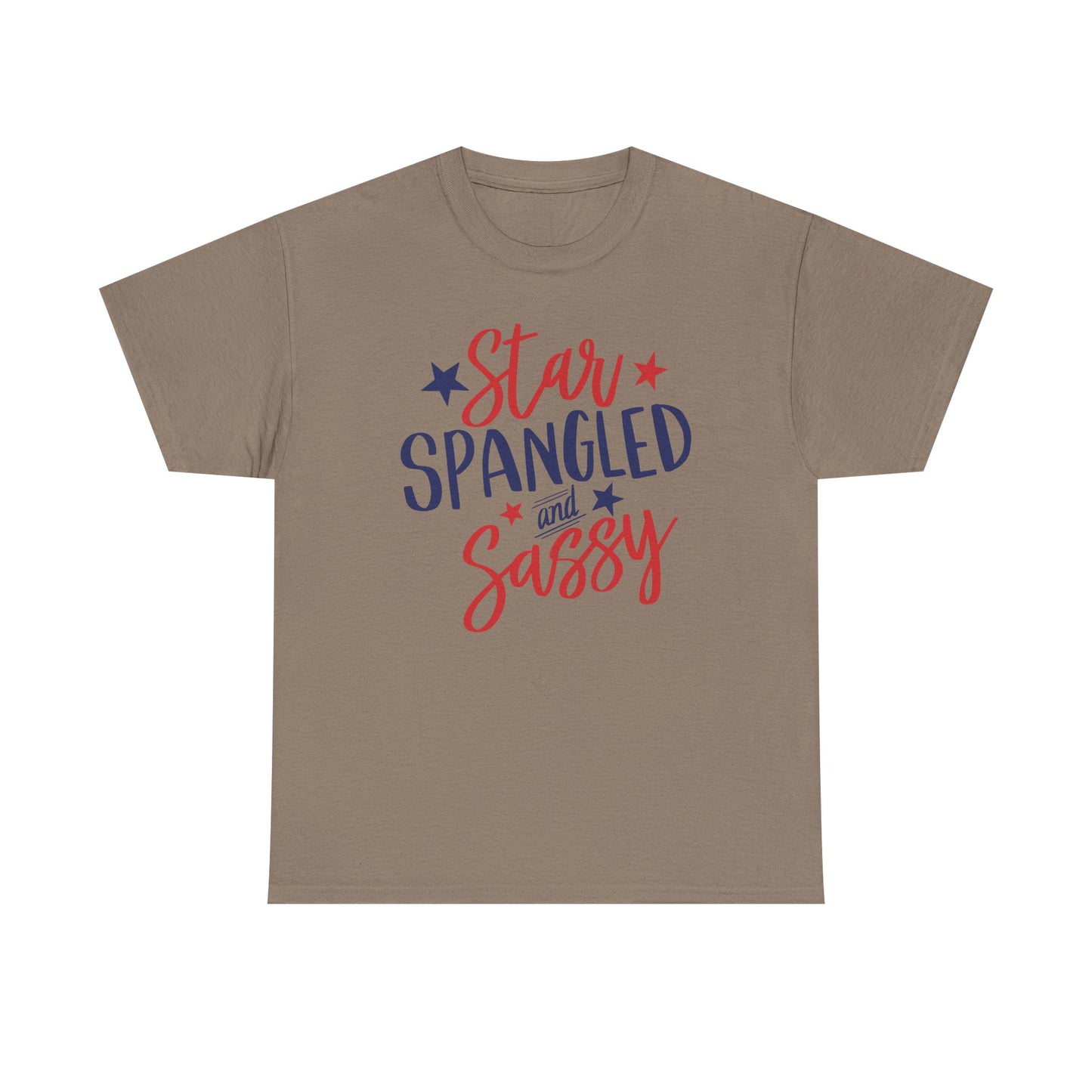 Patriotic Unisex Tee - Star Spangled and Sassy, 4th of July Outfit, Summer BBQ Shirt, Independence Day Gift, Casual T-Shirt