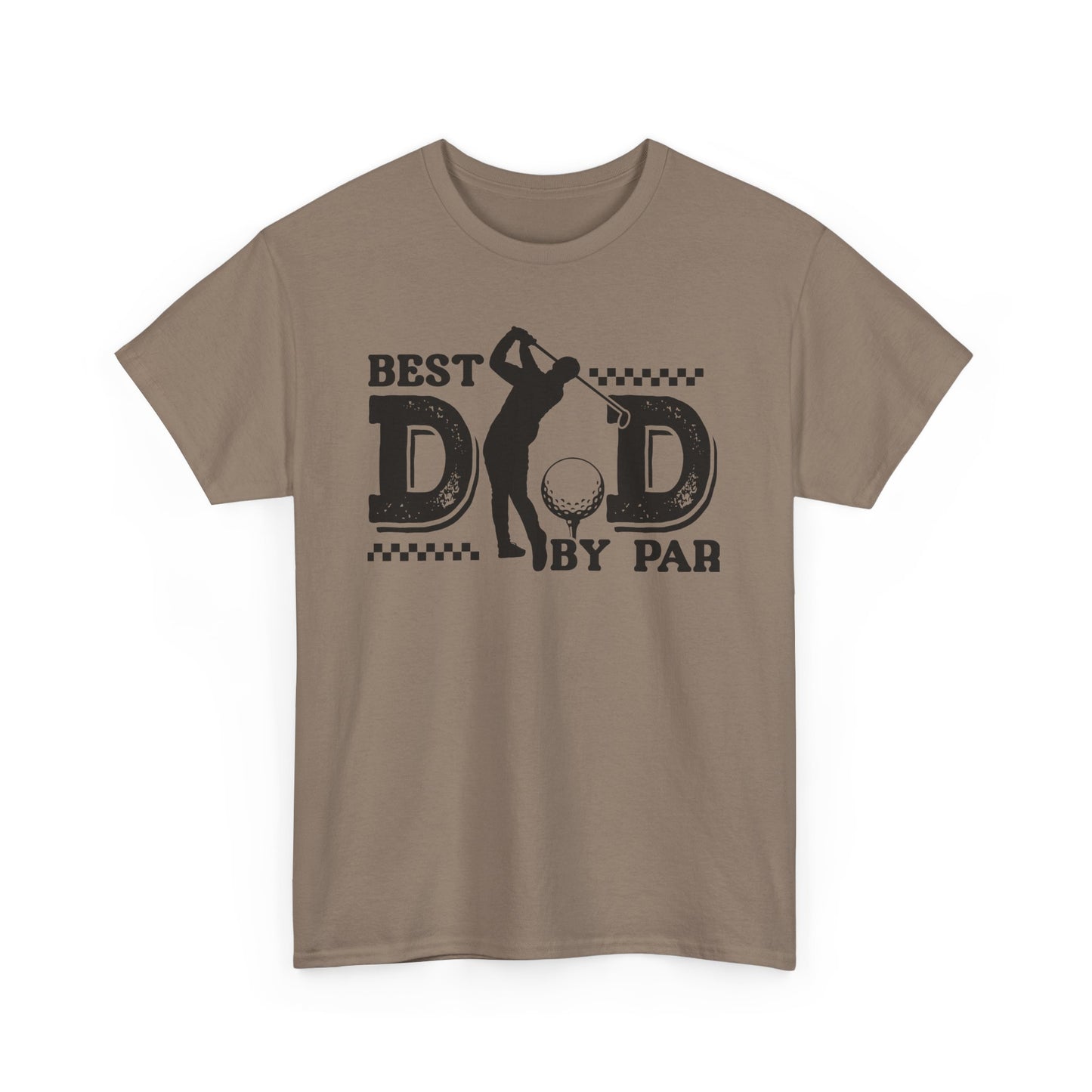 Best Dad By Par Golf T-Shirt, Gift for Dad, Father's Day Tee, Funny Dad Shirt, Unisex Cotton Tee