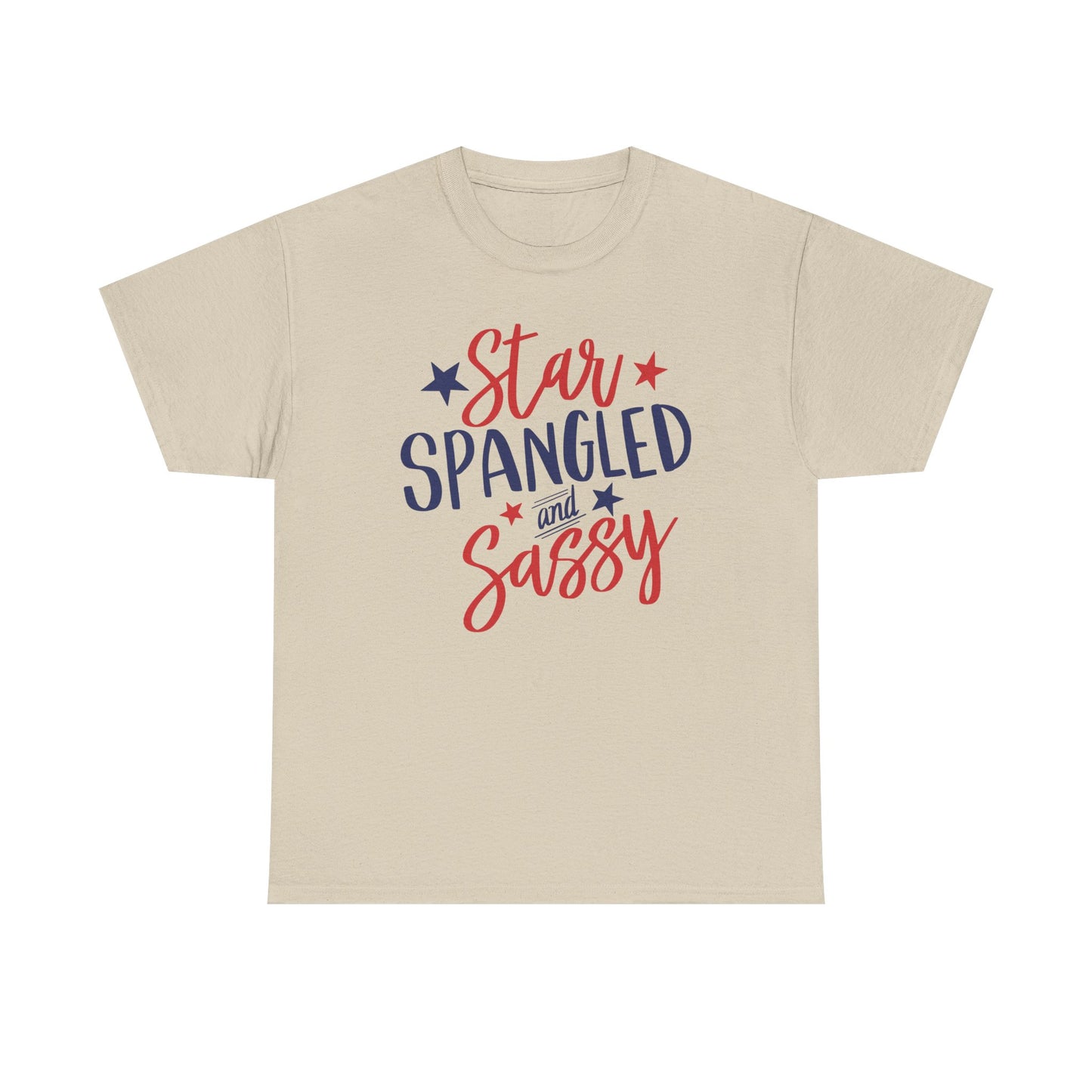 Patriotic Unisex Tee - Star Spangled and Sassy, 4th of July Outfit, Summer BBQ Shirt, Independence Day Gift, Casual T-Shirt
