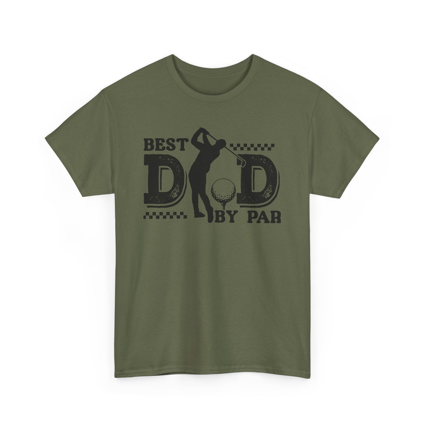 Best Dad By Par Golf T-Shirt, Gift for Dad, Father's Day Tee, Funny Dad Shirt, Unisex Cotton Tee