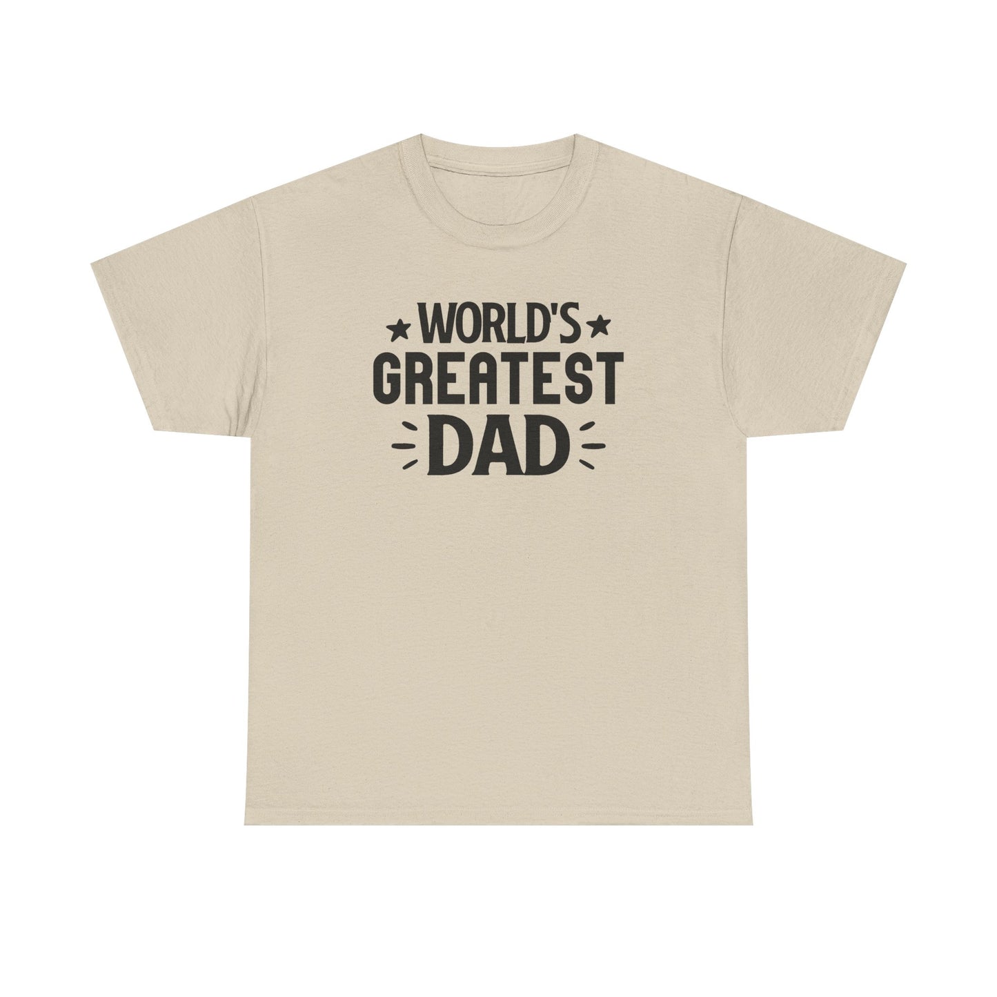 World's Greatest Dad Unisex Heavy Cotton Tee | Perfect Gift for Father's Day, Birthday, or Just Because, Dad T-Shirt, Casual Wear, [...]