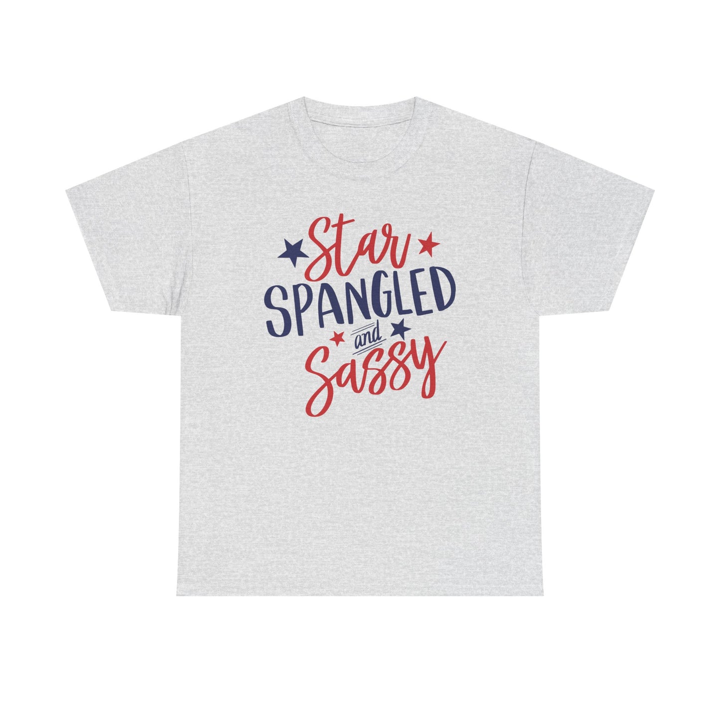 Patriotic Unisex Tee - Star Spangled and Sassy, 4th of July Outfit, Summer BBQ Shirt, Independence Day Gift, Casual T-Shirt
