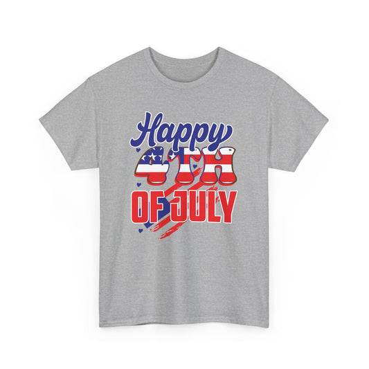 Patriotic 4th of July Tee, Independence Day Shirt, Casual Summer Top, Unisex Cotton T-Shirt, Festive Celebration Apparel