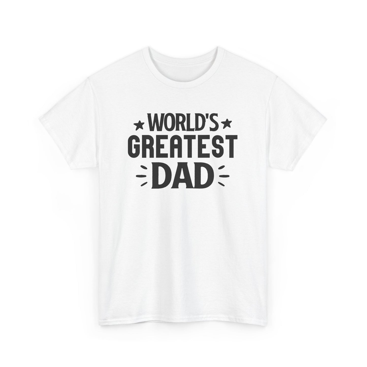 World's Greatest Dad Unisex Heavy Cotton Tee | Perfect Gift for Father's Day, Birthday, or Just Because, Dad T-Shirt, Casual Wear, [...]