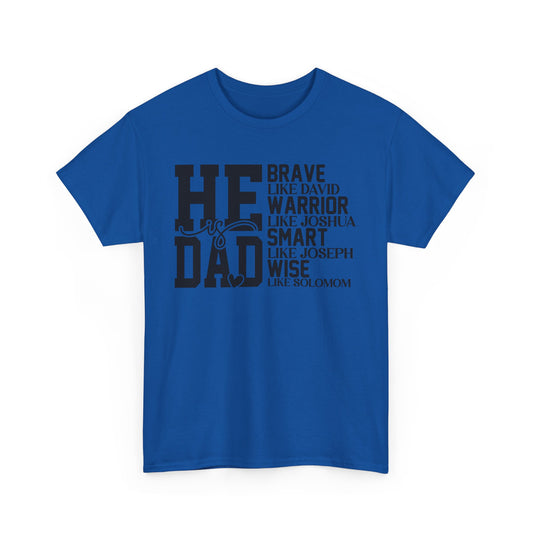 Hero Dad Unisex Cotton Tee, Father's Day Gift, Family Celebration Shirt, Dad's Birthday, Inspirational Dad Tee