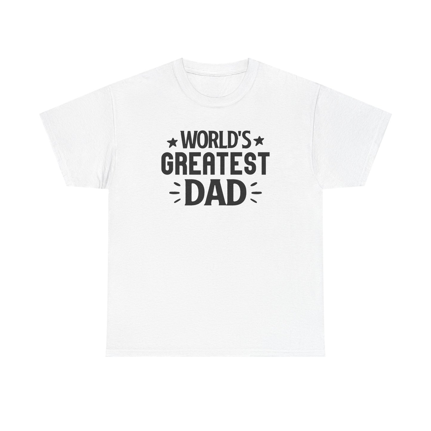 World's Greatest Dad Unisex Heavy Cotton Tee | Perfect Gift for Father's Day, Birthday, or Just Because, Dad T-Shirt, Casual Wear, [...]