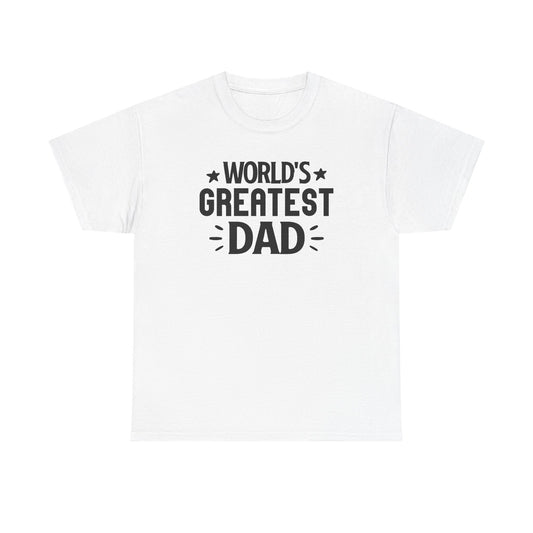 World's Greatest Dad Unisex Heavy Cotton Tee | Perfect Gift for Father's Day, Birthday, or Just Because, Dad T-Shirt, Casual Wear, [...]