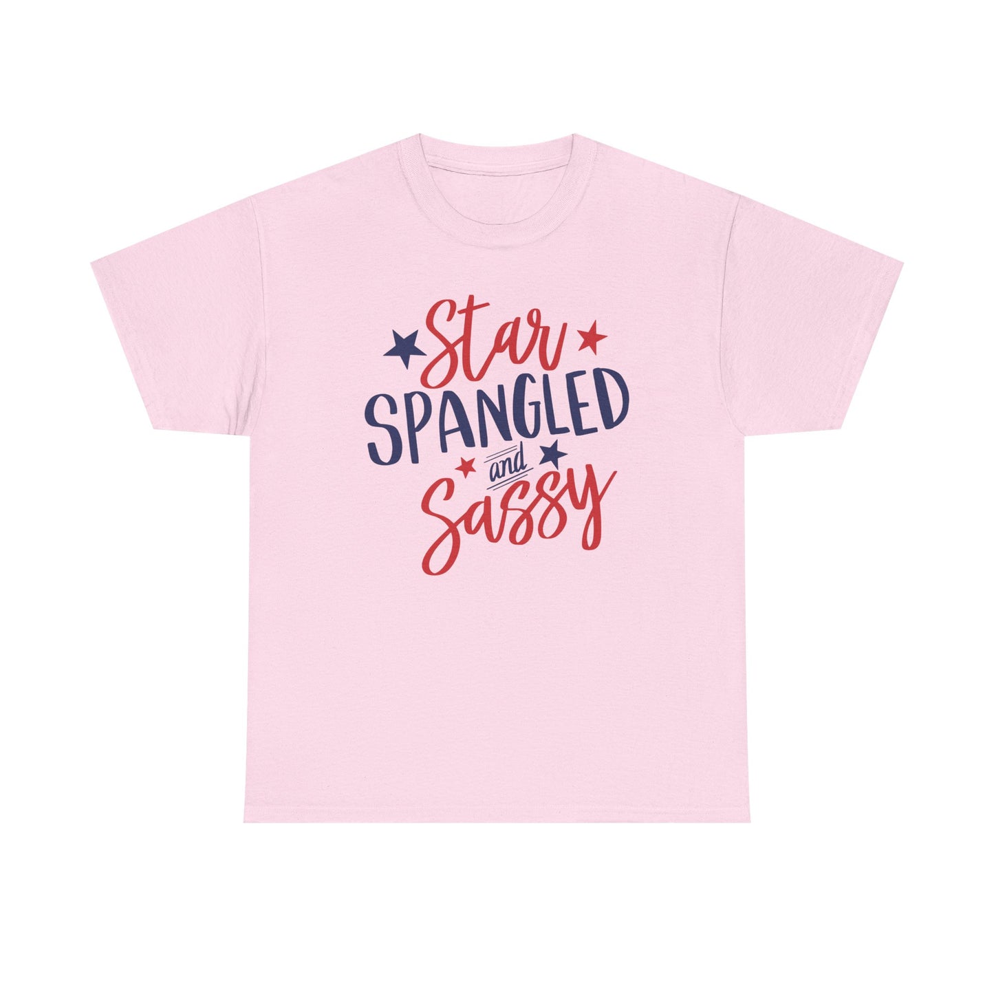 Patriotic Unisex Tee - Star Spangled and Sassy, 4th of July Outfit, Summer BBQ Shirt, Independence Day Gift, Casual T-Shirt