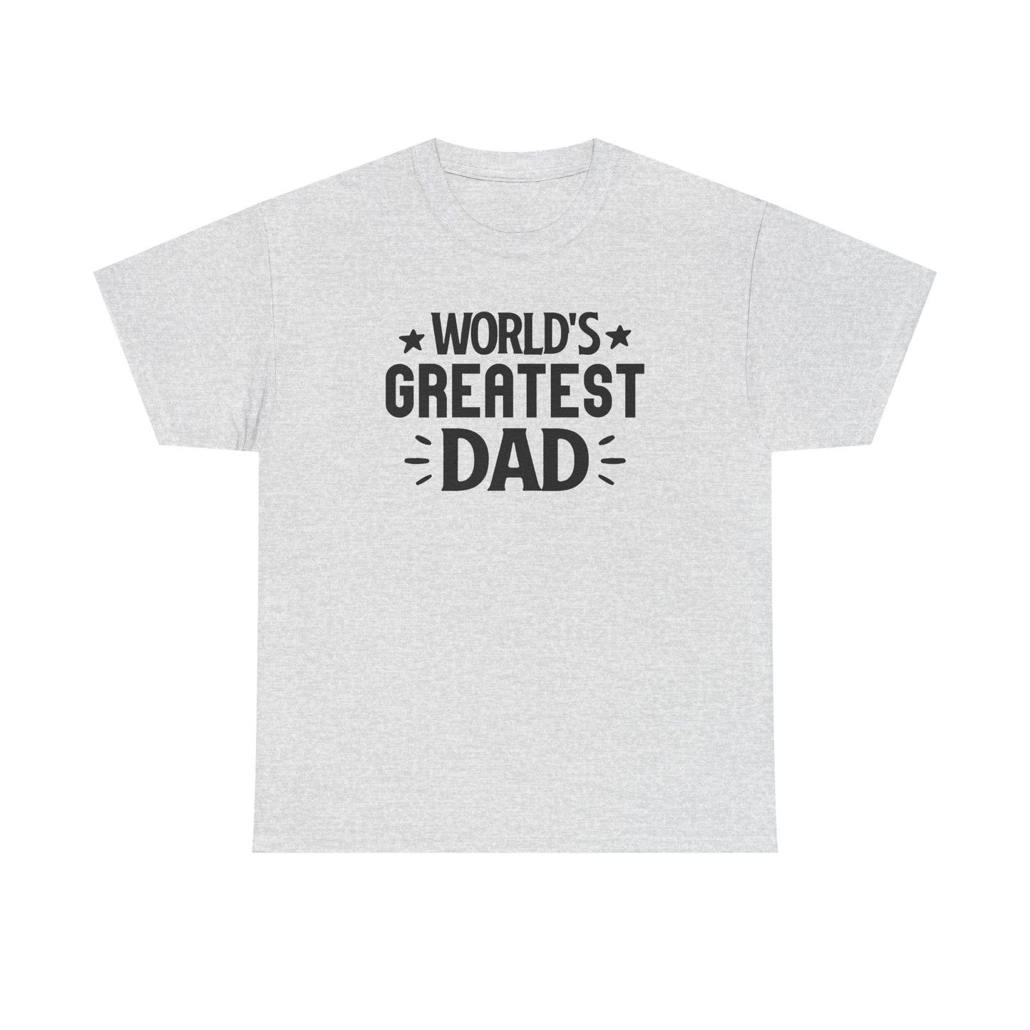 World's Greatest Dad Unisex Heavy Cotton Tee | Perfect Gift for Father's Day, Birthday, or Just Because, Dad T-Shirt, Casual Wear, [...]
