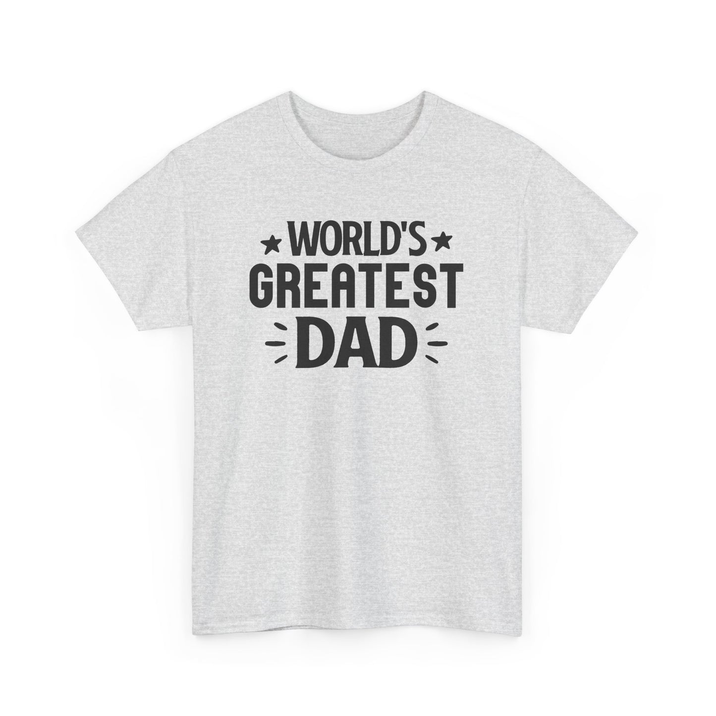 World's Greatest Dad Unisex Heavy Cotton Tee | Perfect Gift for Father's Day, Birthday, or Just Because, Dad T-Shirt, Casual Wear, [...]