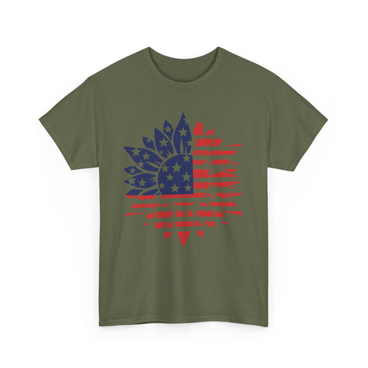 Patriotic Graphic Tee | Unisex Heavy Cotton Shirt, Independence Day, Memorial Day, USA Pride, Everyday Casual Wear