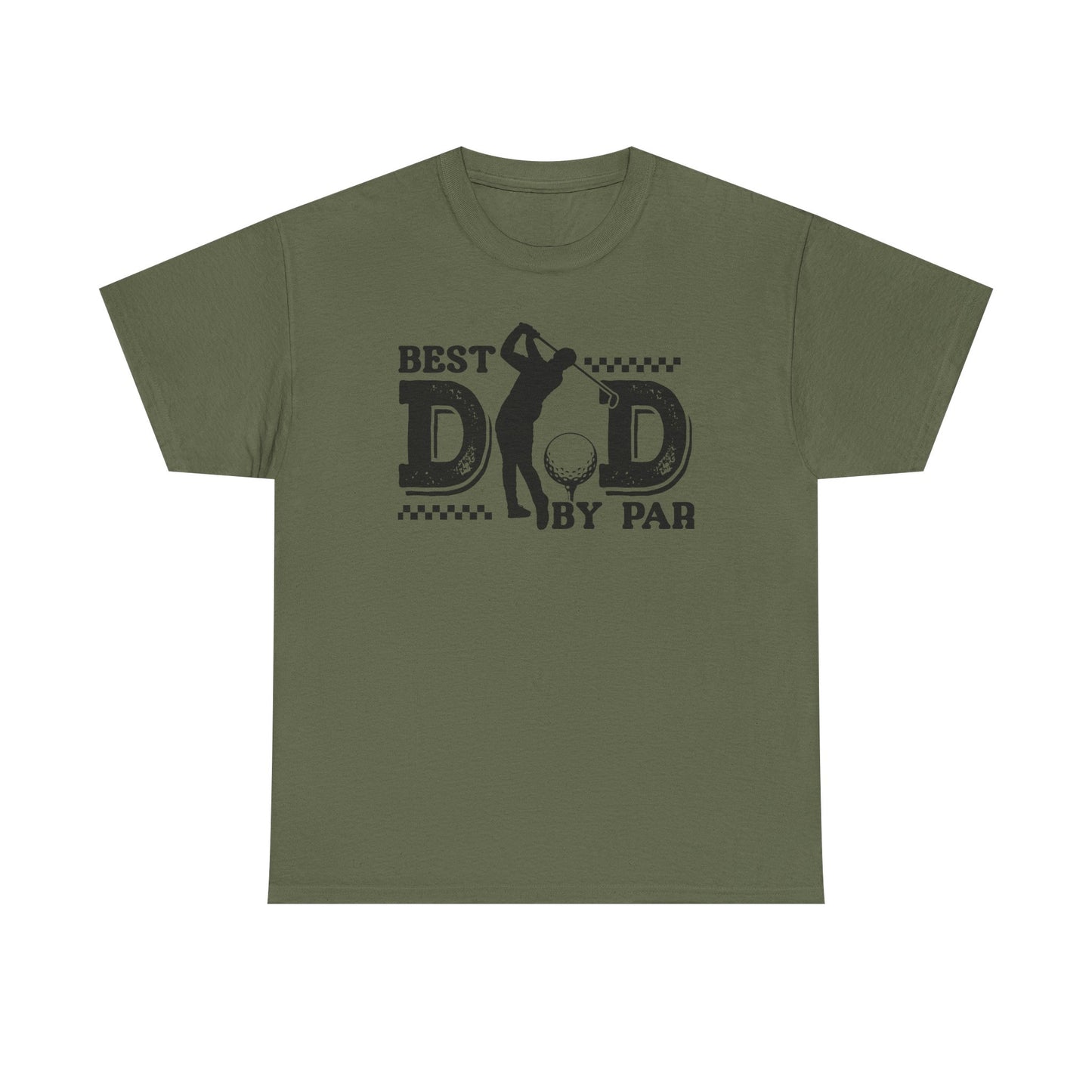 Best Dad By Par Golf T-Shirt, Gift for Dad, Father's Day Tee, Funny Dad Shirt, Unisex Cotton Tee