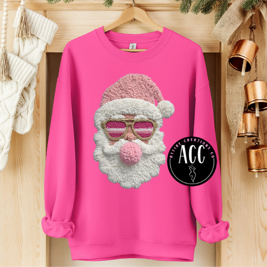 FAUX Yarn- Santa in Pink