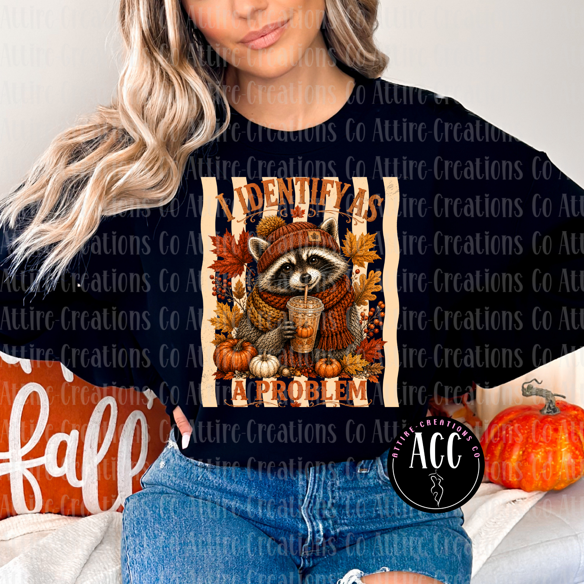 I Identify as a Problem Halloween Graphic T-Shirt