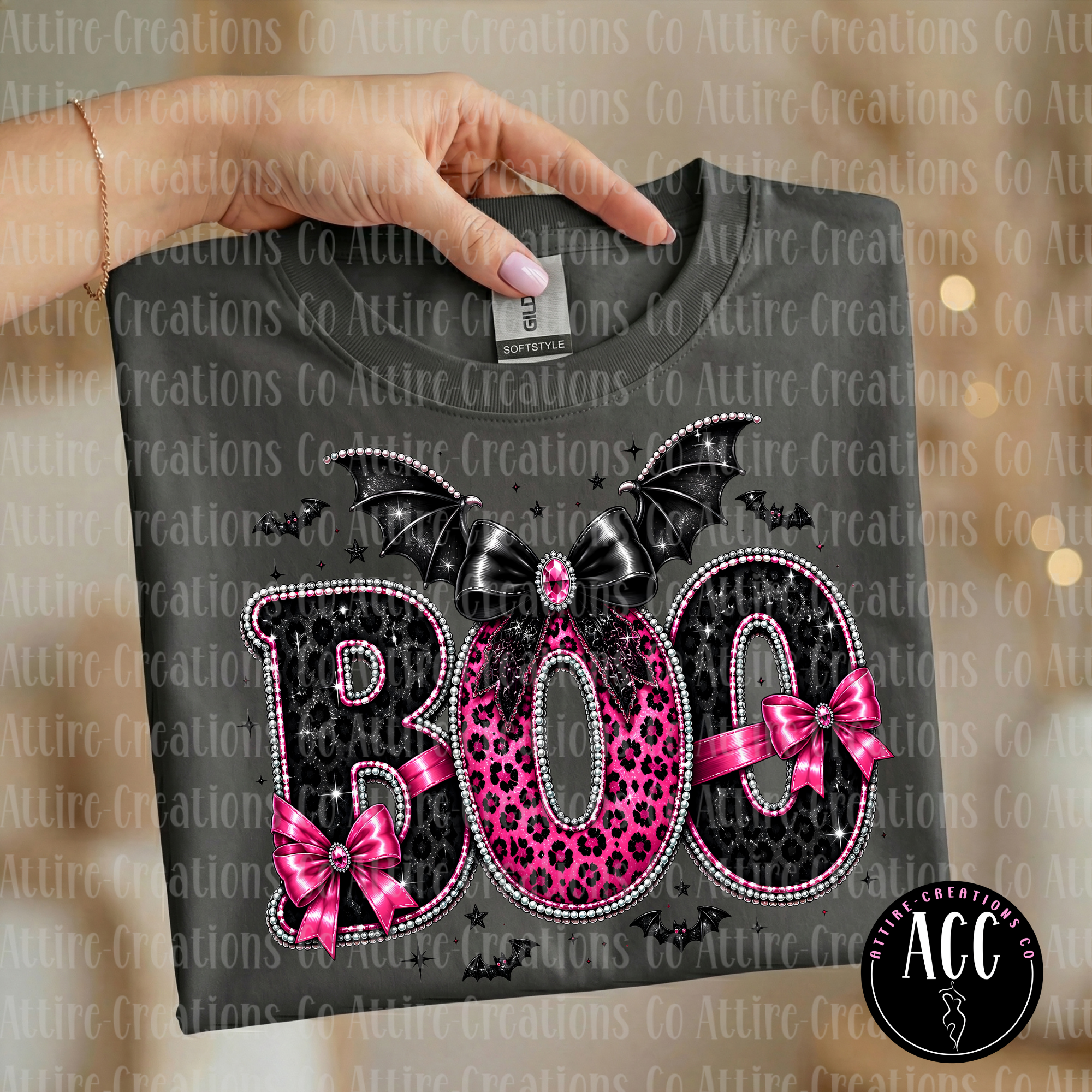 BOO Bat Graphic T-Shirt