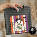 Spooky Mahjong Halloween Graphic Tee