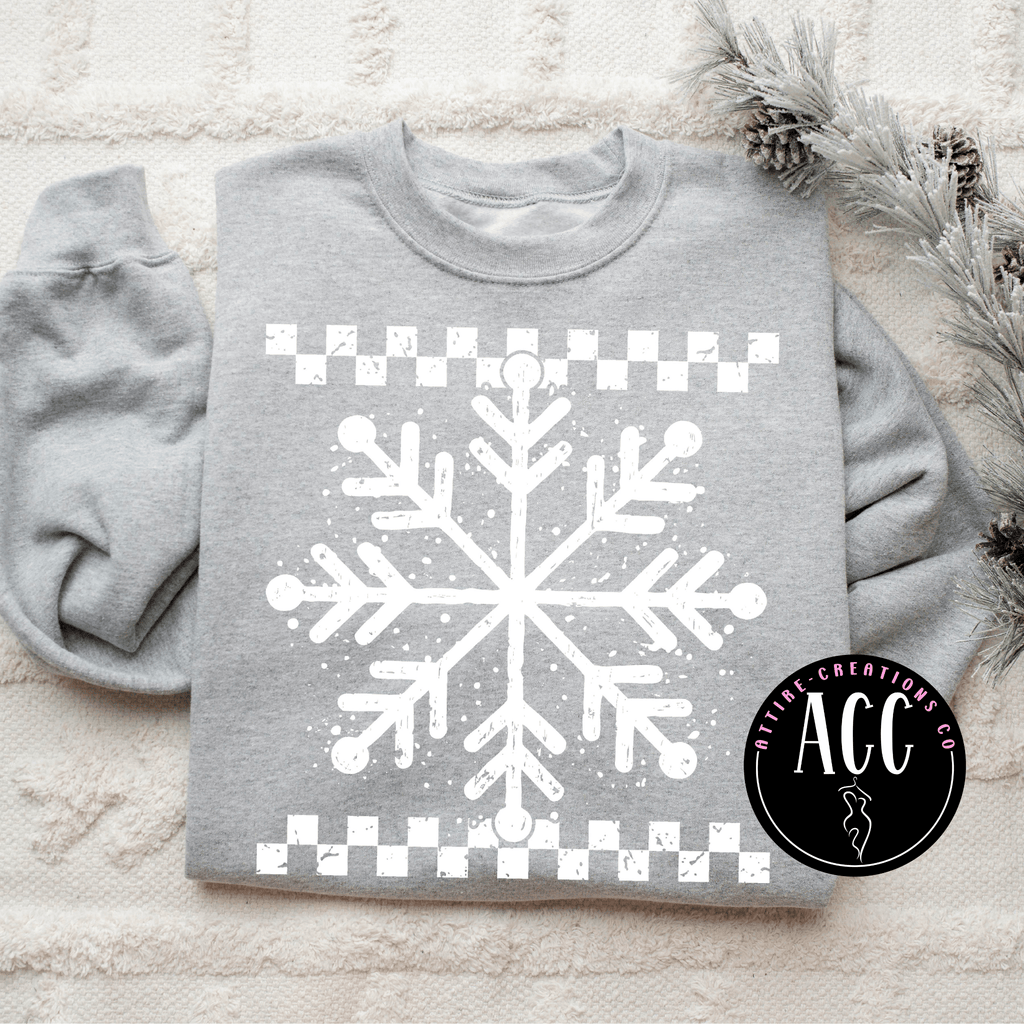 Checkered Snowflake - Attire - Creations Co