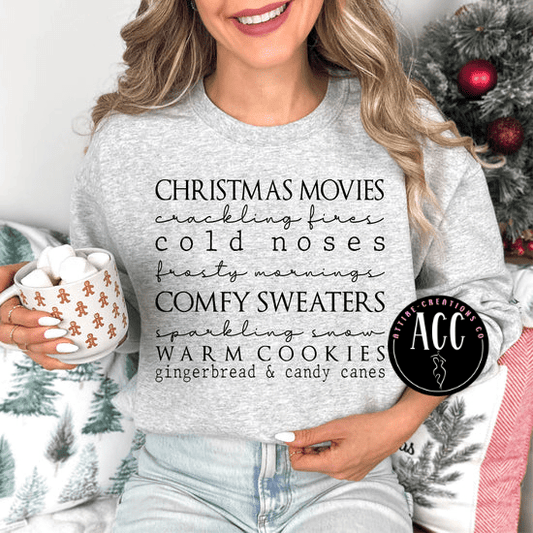 Christmas Movies, Cold Noses, Comfy Sweaters & Warm Cookies - Attire - Creations Co