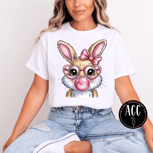 Easter Bunny blowing bubble - Attire - Creations Co