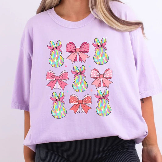 Easter with bow checkered - Attire - Creations Co
